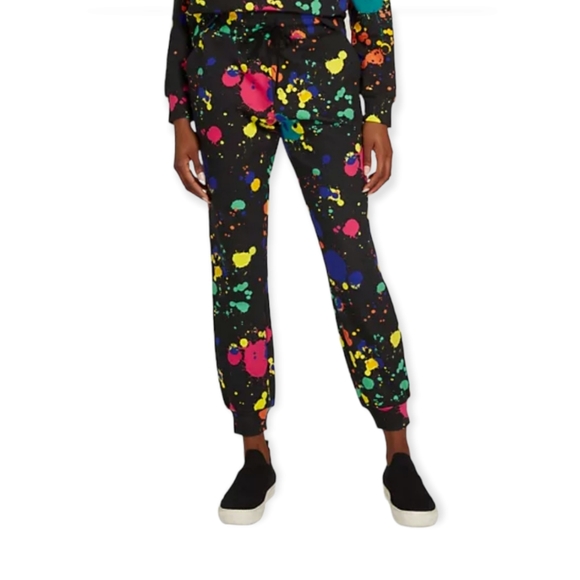 New York & Company Pants - New York & Company Paint-Splatter French Terry Jogger Pants NWT